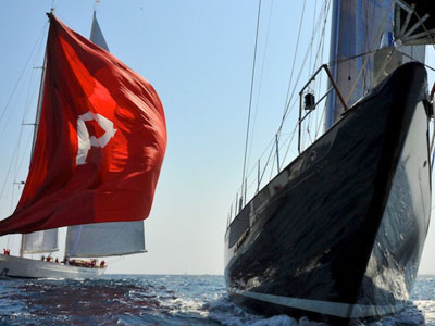 Αγώνας με super yacth στην Κέρκυρα